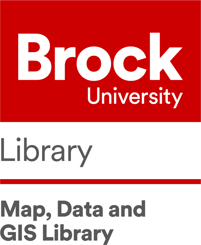 Brock University Map, Data and GIS Library logo